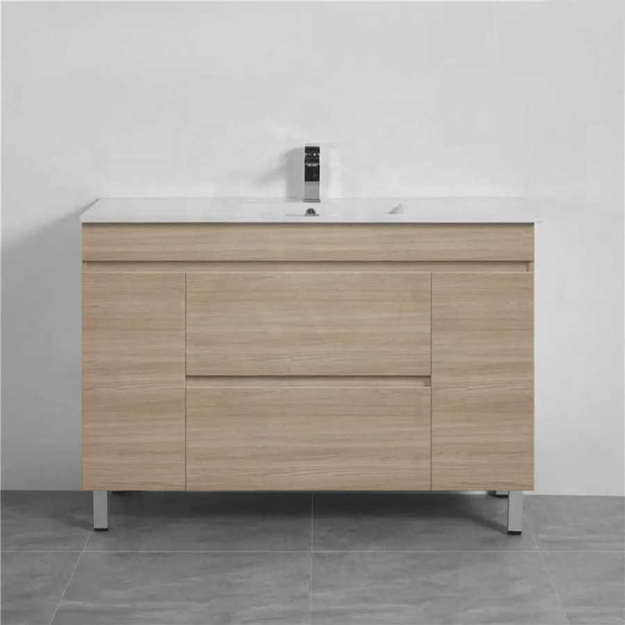 2-Drawer 2-Door 1200/1500/1800mm Bathroom Freestanding Leg Vanity Single/Double Multi-Colour Cabinet Only