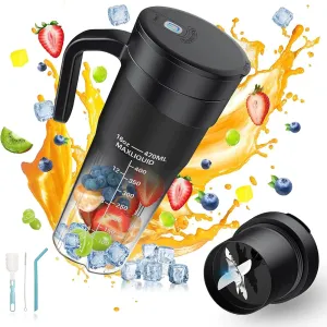 6 Blade Rechargeable Portable Juicer for Shakes and Smoothies
