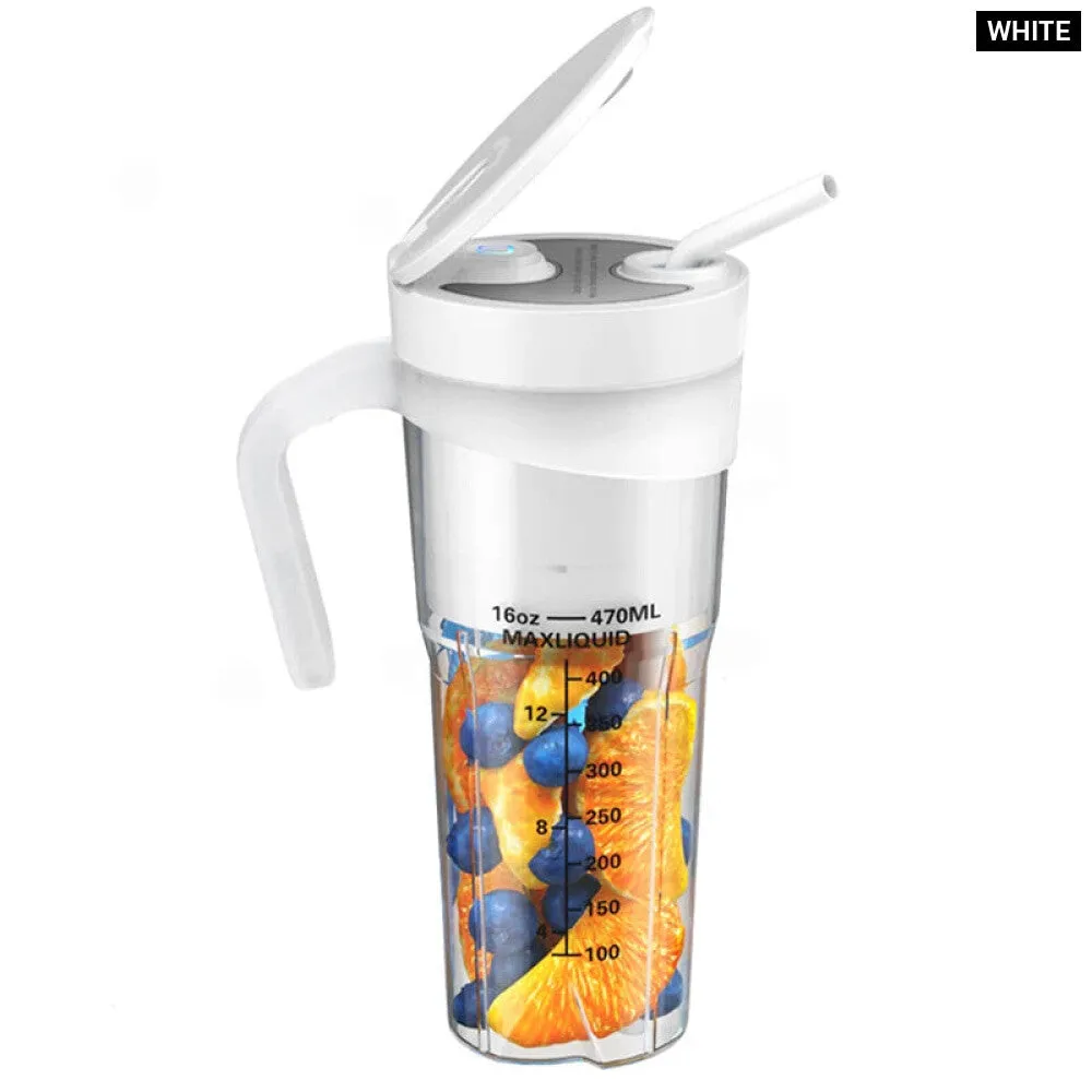 6 Blade Rechargeable Portable Juicer for Shakes and Smoothies