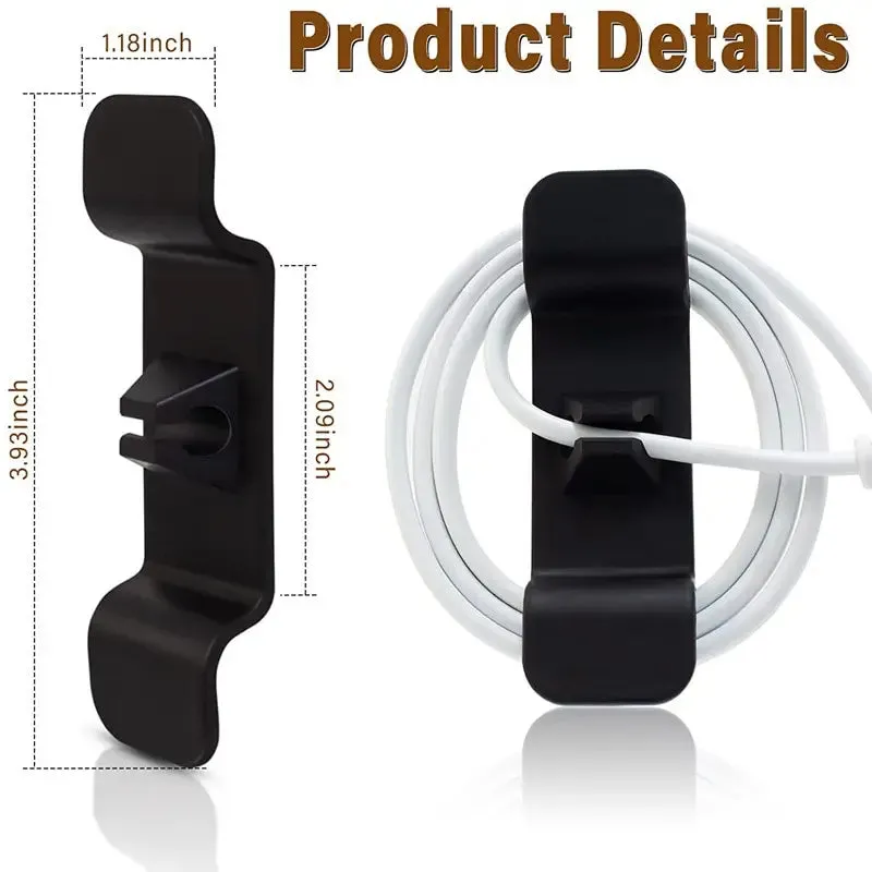 6 Pcs Cord Wrapper Kitchen Storage Wire Organizer Clip Holder Self Adhesive Coffee Machine Kitchen Appliances Winder