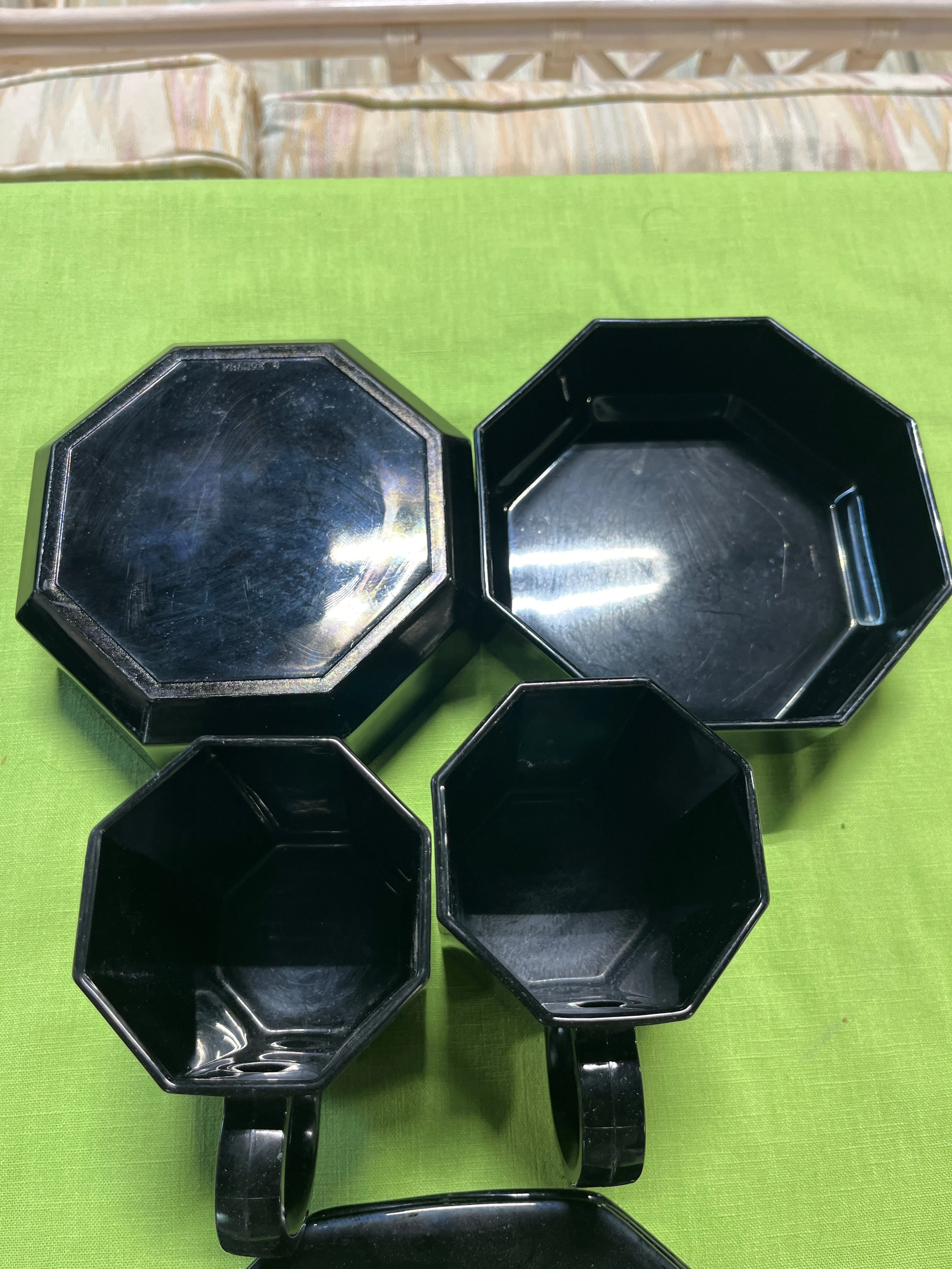 Arcoroc Black Dish Set, France, 20 pc