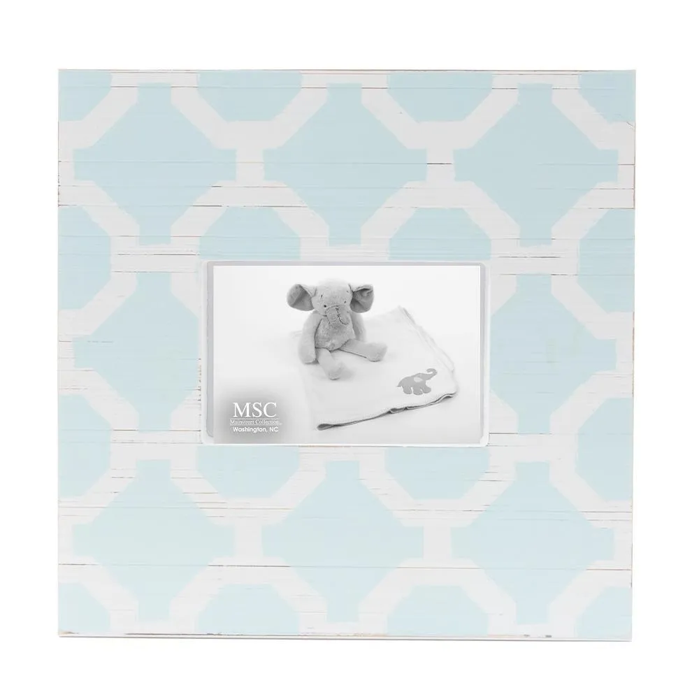 Baby Pink Trellis Picture Frame