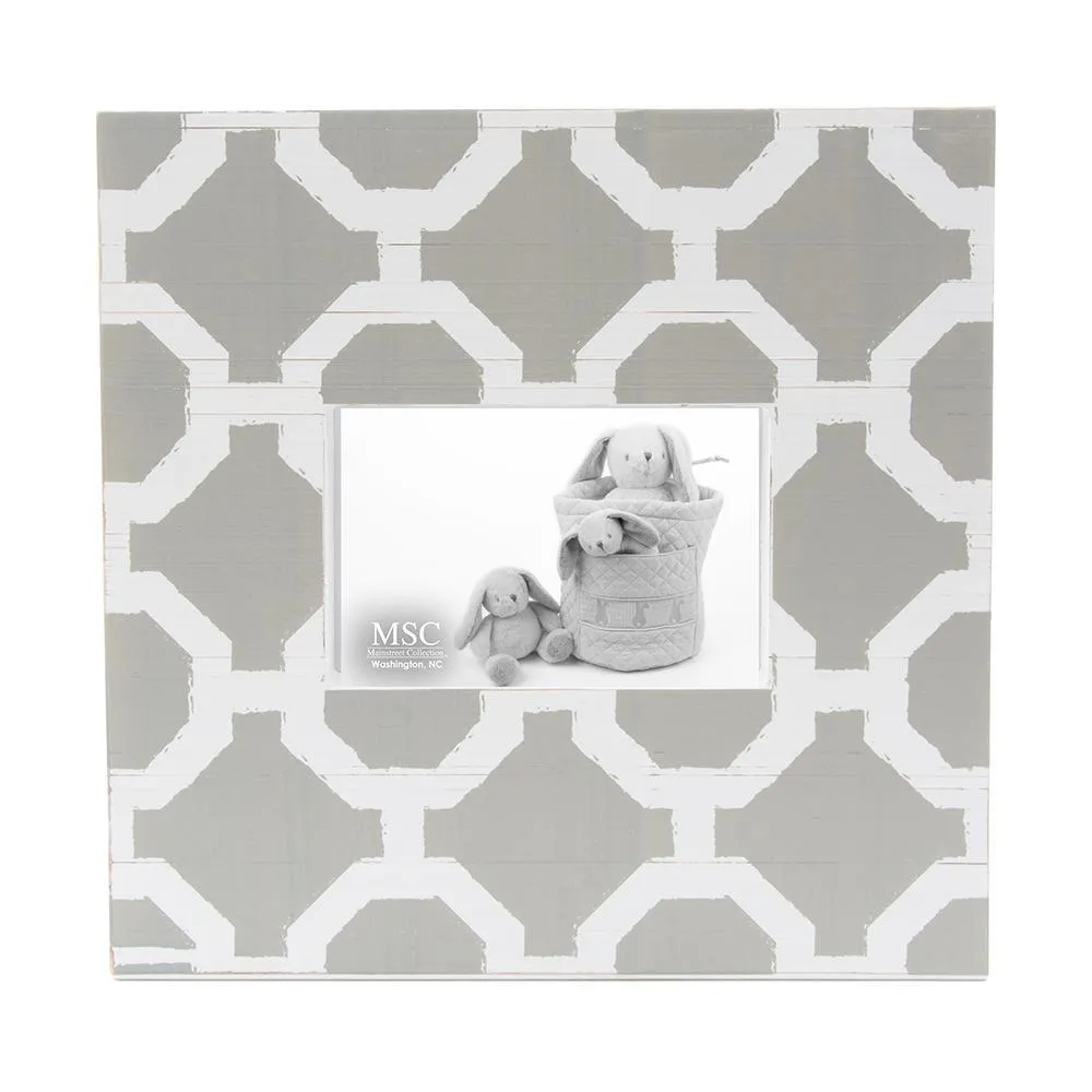 Baby Pink Trellis Picture Frame