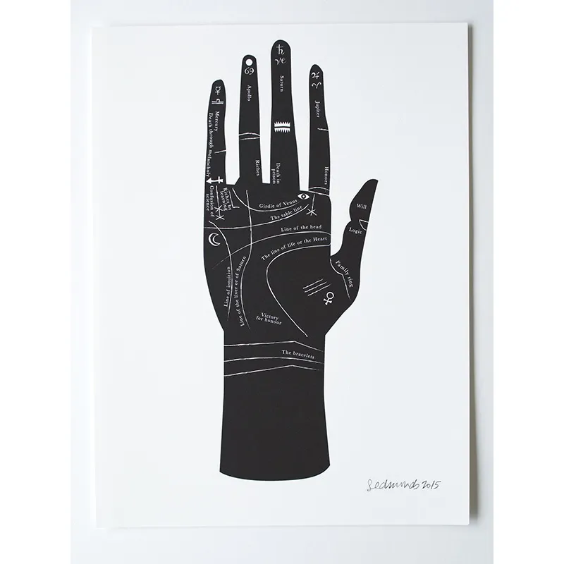 Banquet Palmistry Print