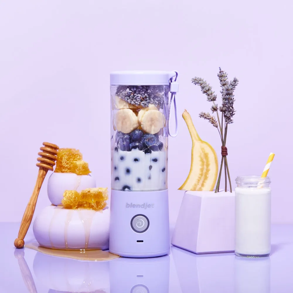 BLENDJET V2 Portable Blender - World's Most Powerful Compact 16Oz BPA Free Blender - Lavender