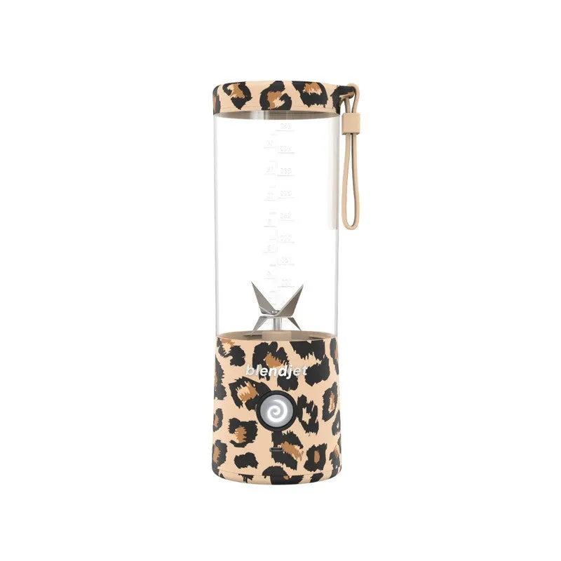 BLENDJET V2 Portable Blender - World's Most Powerful Compact 16Oz BPA Free Blender - Print - Leopard