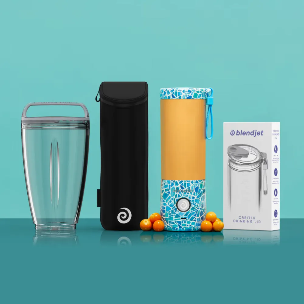 BLENDJET V2 Portable Blender - World's Most Powerful Compact 16Oz BPA Free Blender - Print - Mosaic