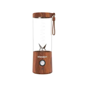 BLENDJET V2 Portable Blender - World's Most Powerful Compact 16Oz BPA Free Blender - Print - Walnut