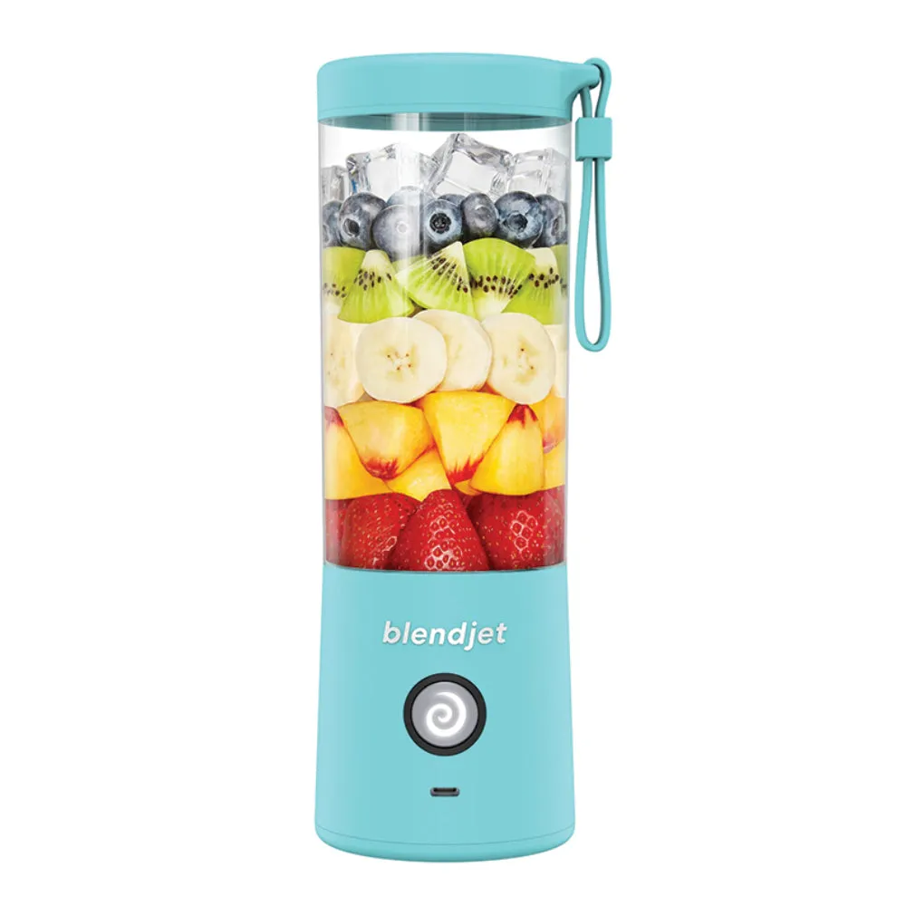 BLENDJET V2 Portable Blender - World's Most Powerful Compact 16Oz BPA Free Blender - Sky Blue
