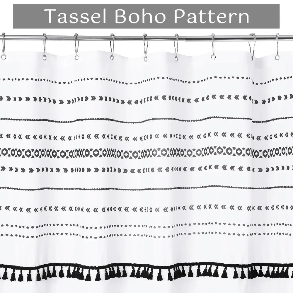 Bohemian Print Waterproof Shower Curtain