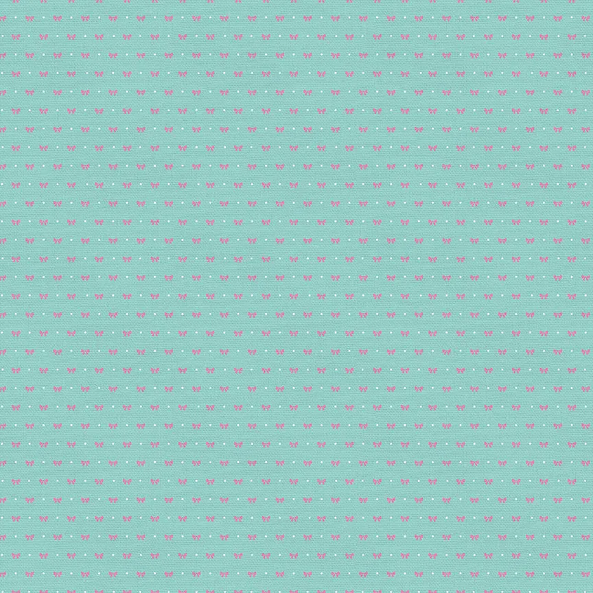 Bows - Teal/Pink