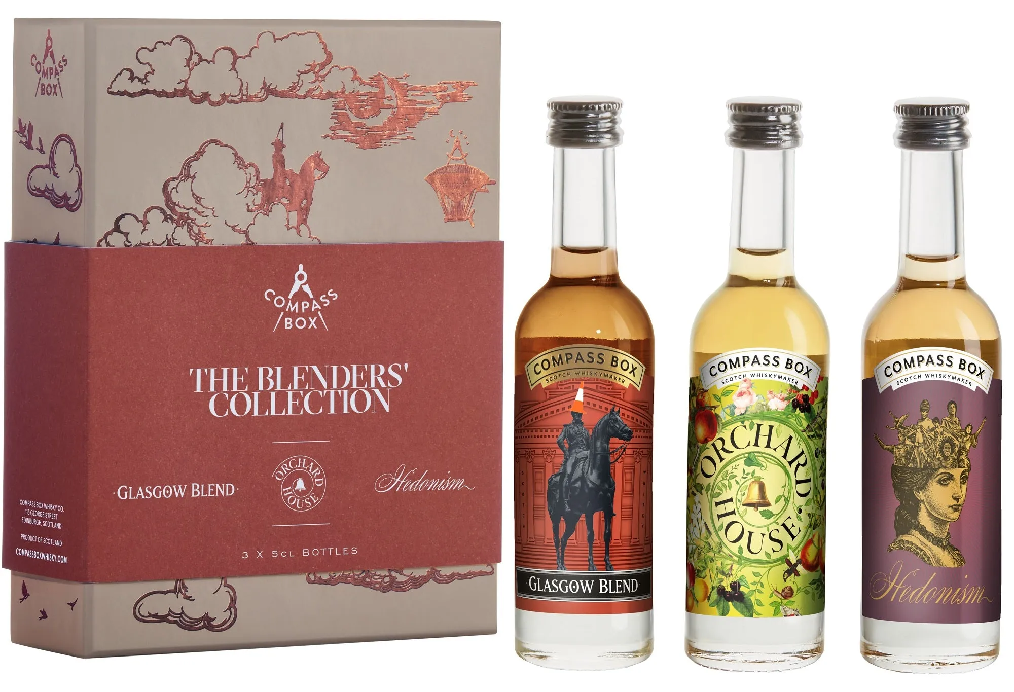 Compass Box Gift pack Scotch Whisky (50ml x 3) Blenders' Collection