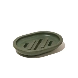Concrete Soap Dish (Moss Green)