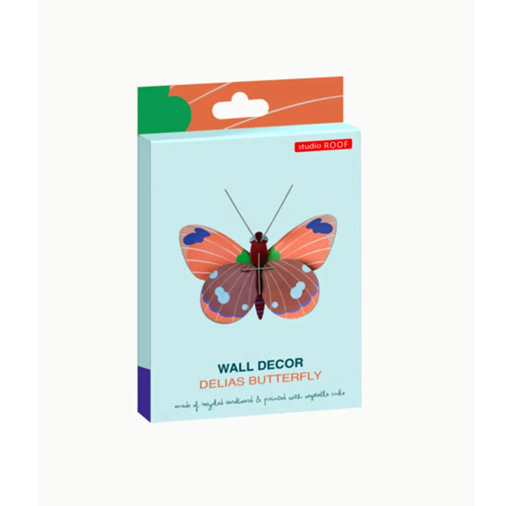 DIY 3D Wall Decoration - Delias Butterfly, small