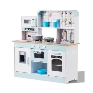 Diy Simulated Cooking Kitchen Counter Play House With Sound For Kids