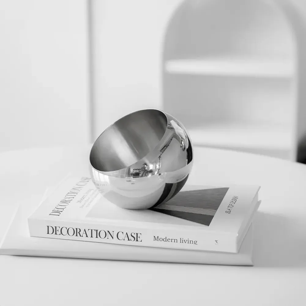 Elegant Stainless Steel Fruit Bowl