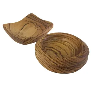 Hand-Turned Zebrawood Bowls