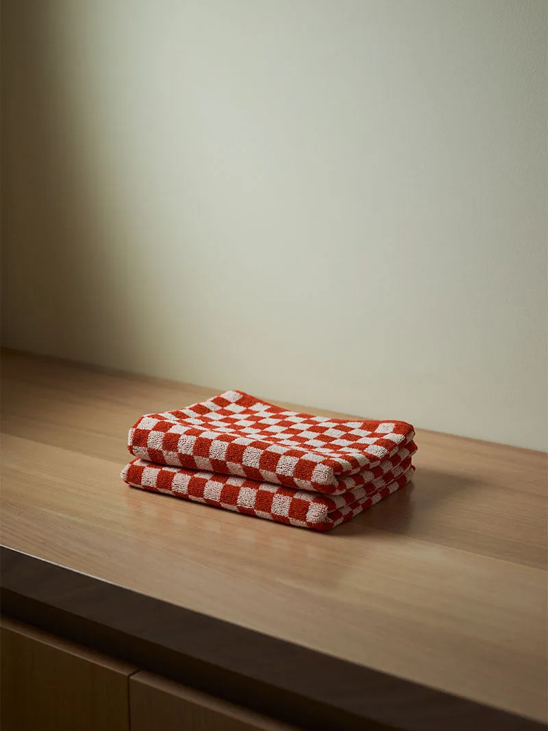 Josephine Hand Towel - Paloma Sun / Ecru