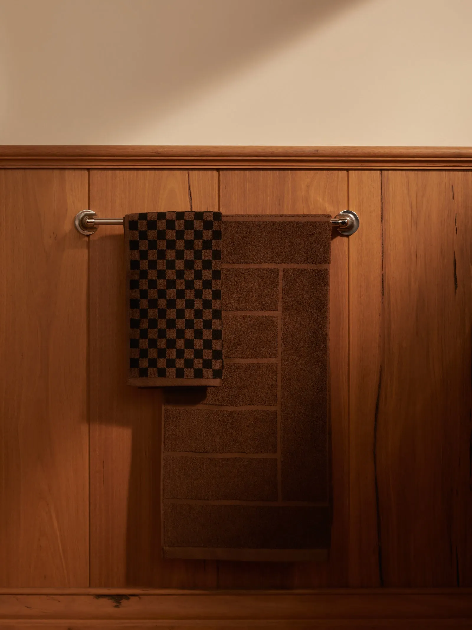 Josephine Hand Towel - Tabac/Noir