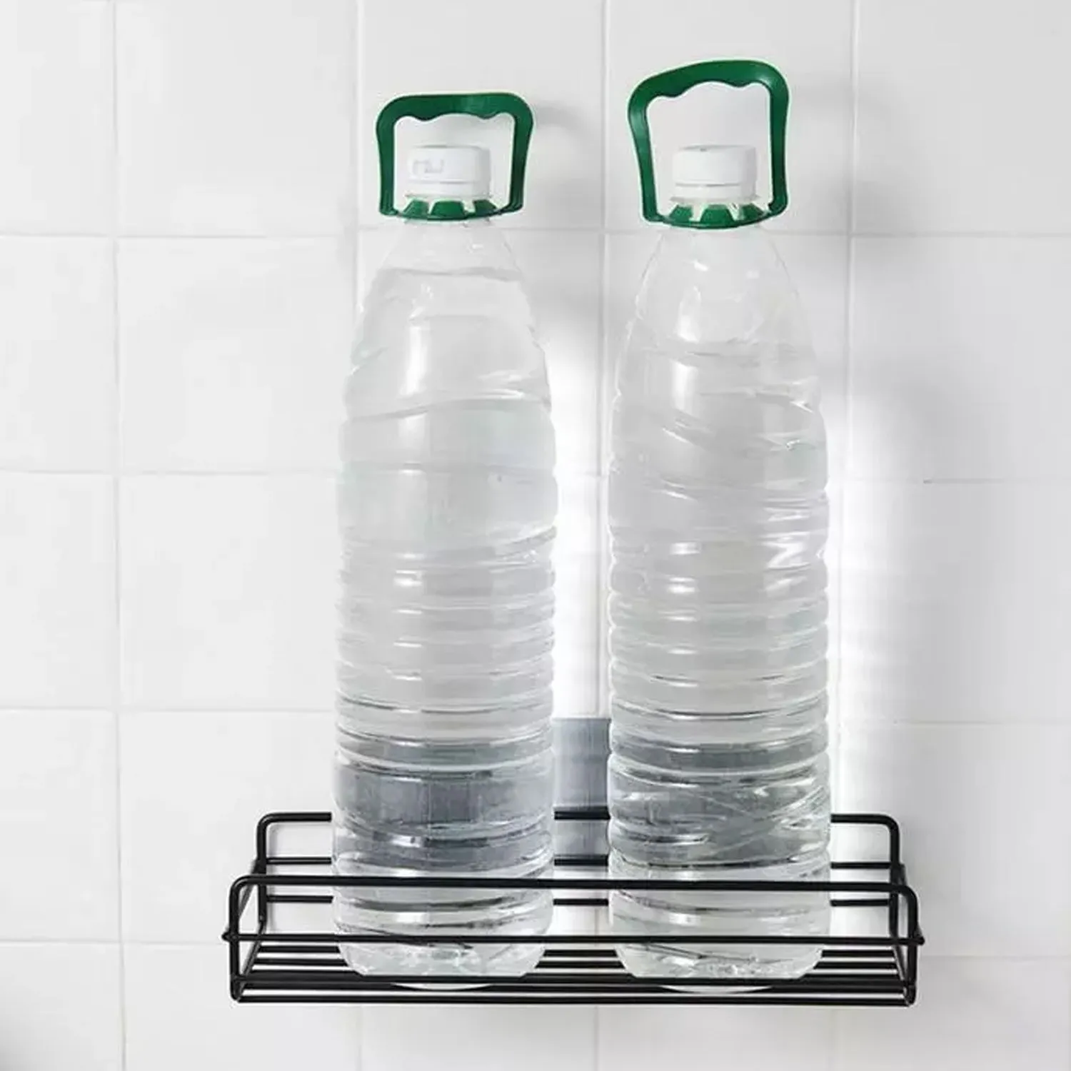 Multipurpose Wall Mount Metal Bathroom Shelf and Rack for Home and Kitchen.