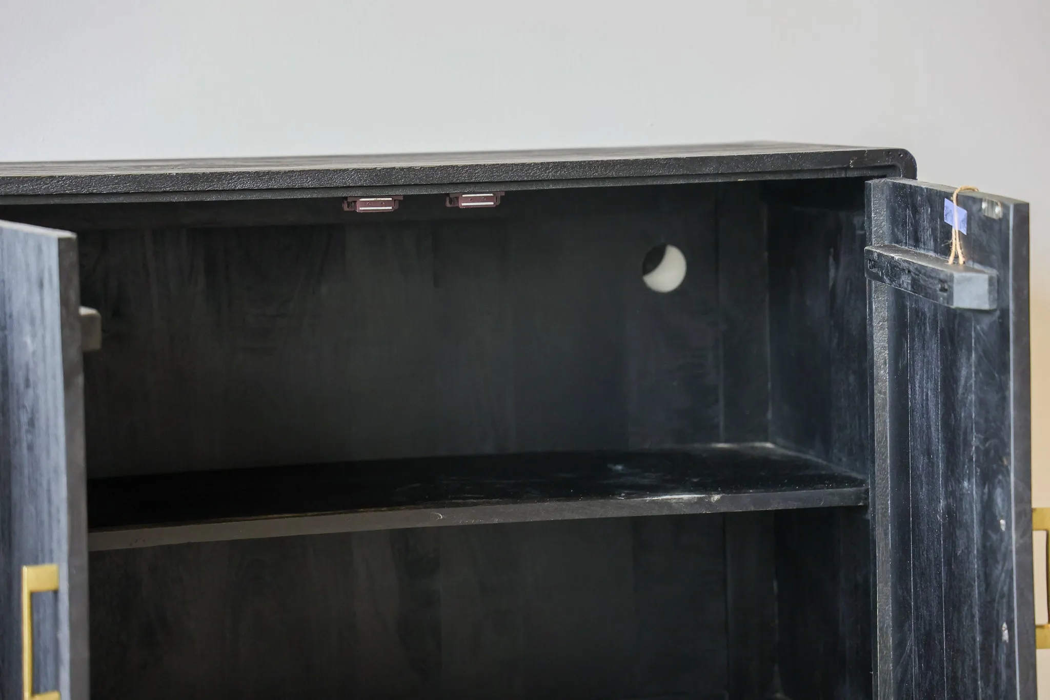 Reagan Black Credenza