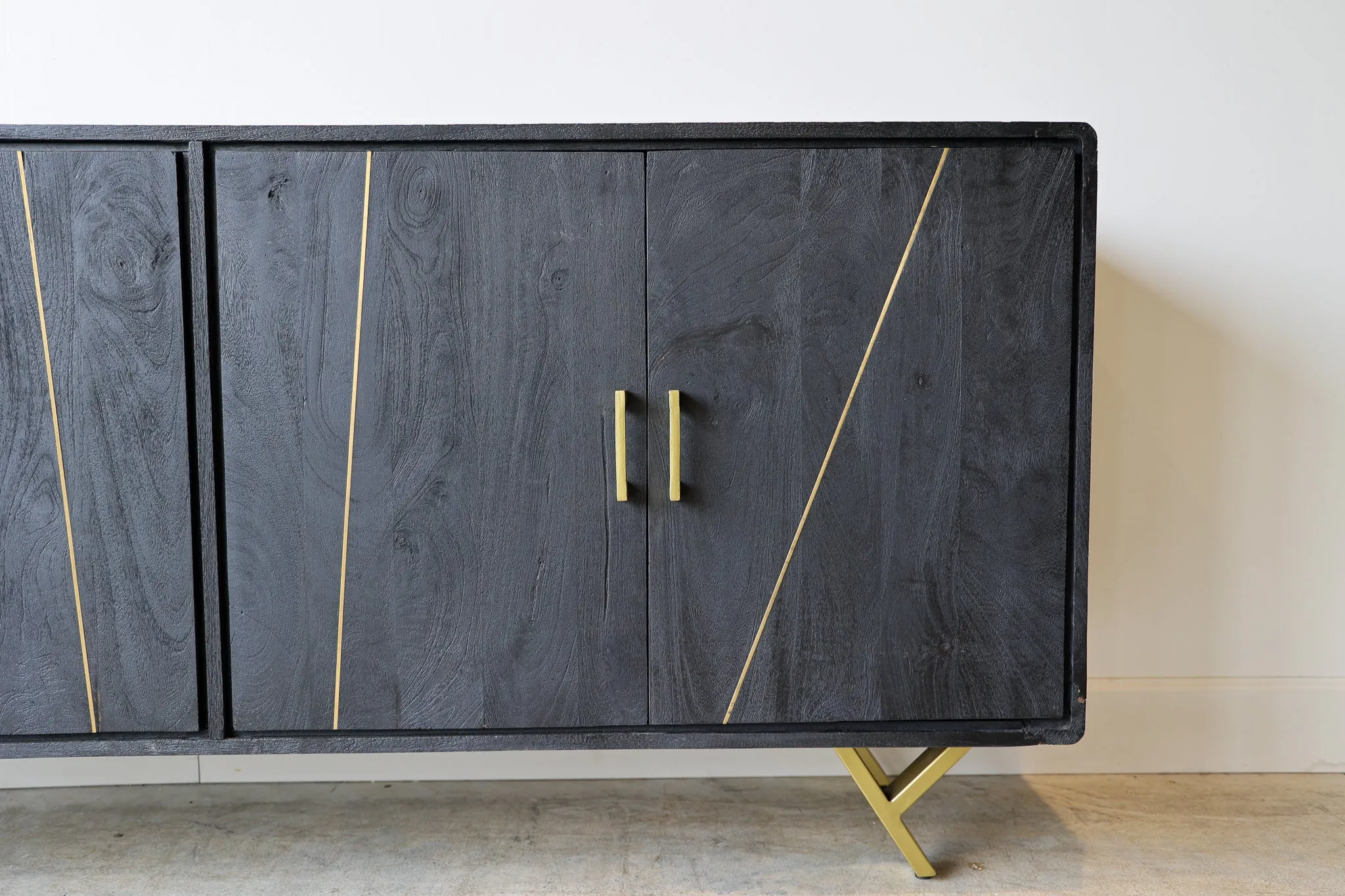Reagan Black Credenza