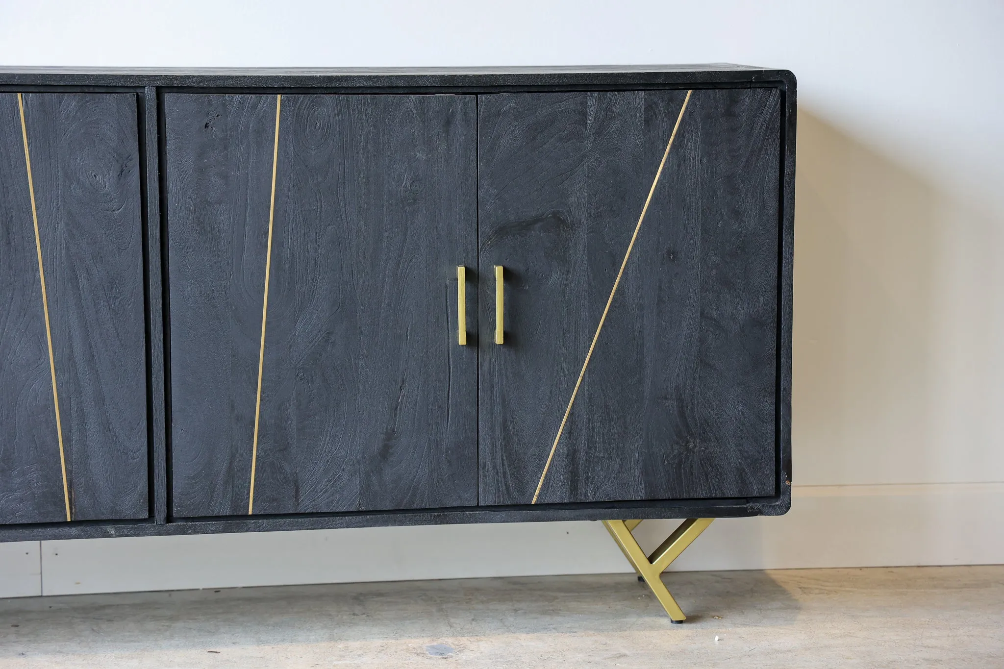 Reagan Black Credenza