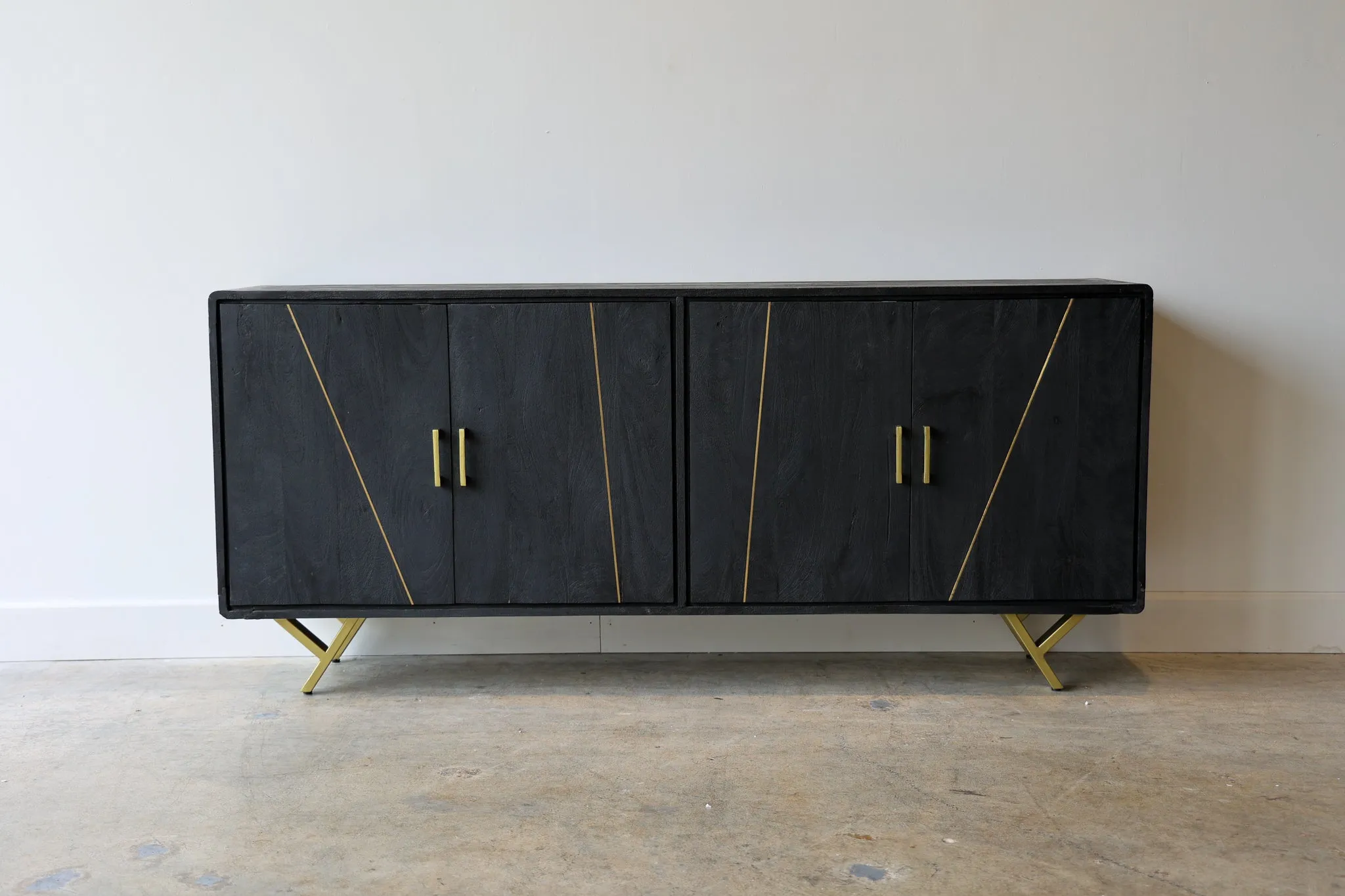 Reagan Black Credenza
