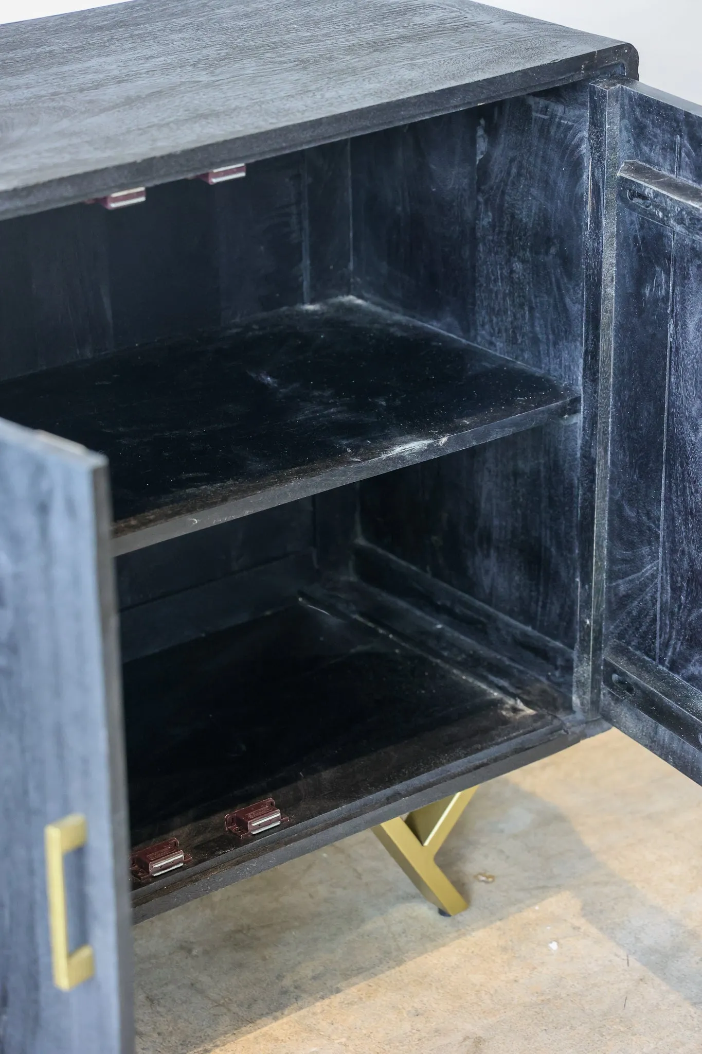 Reagan Black Credenza