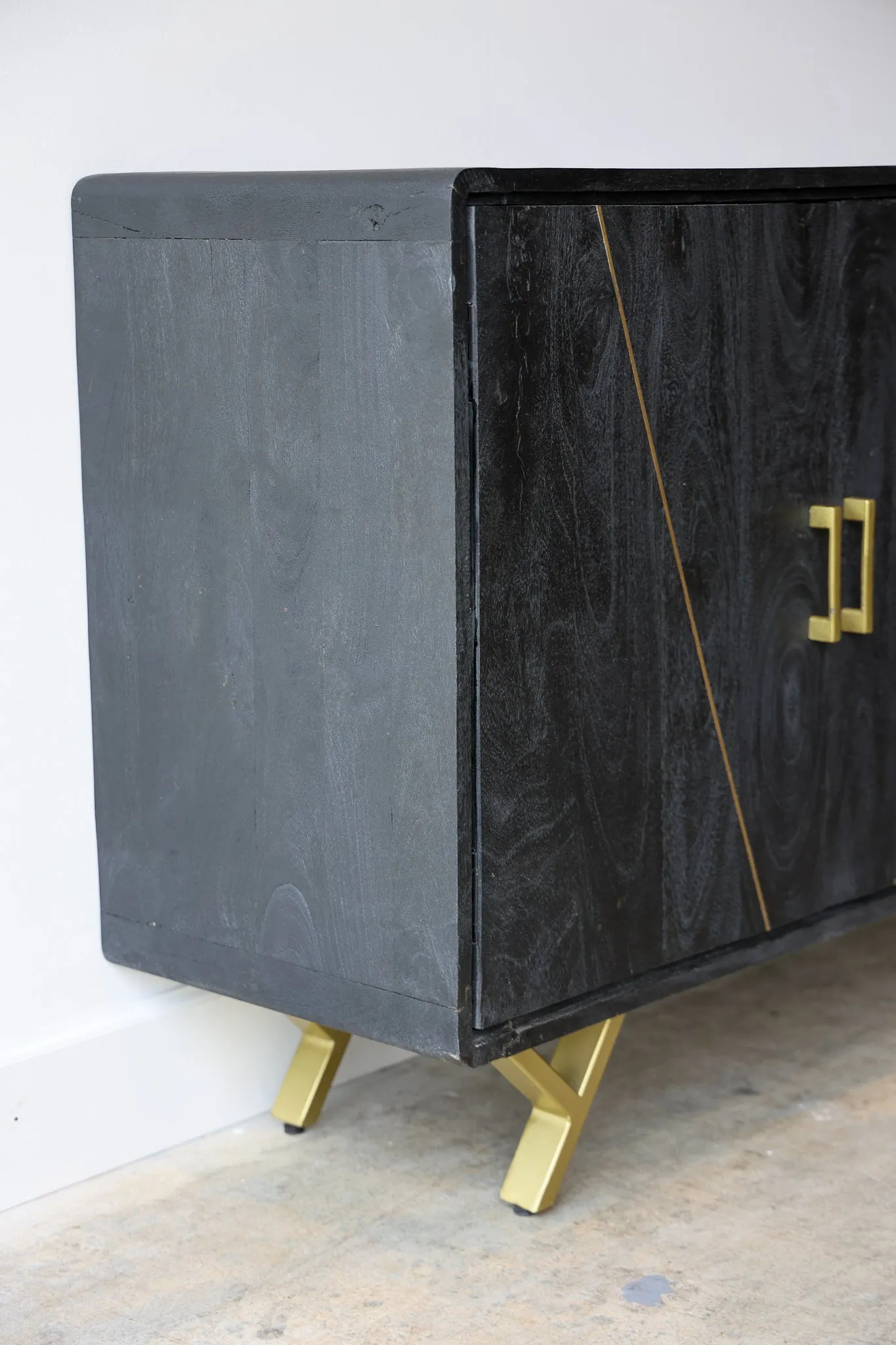 Reagan Black Credenza