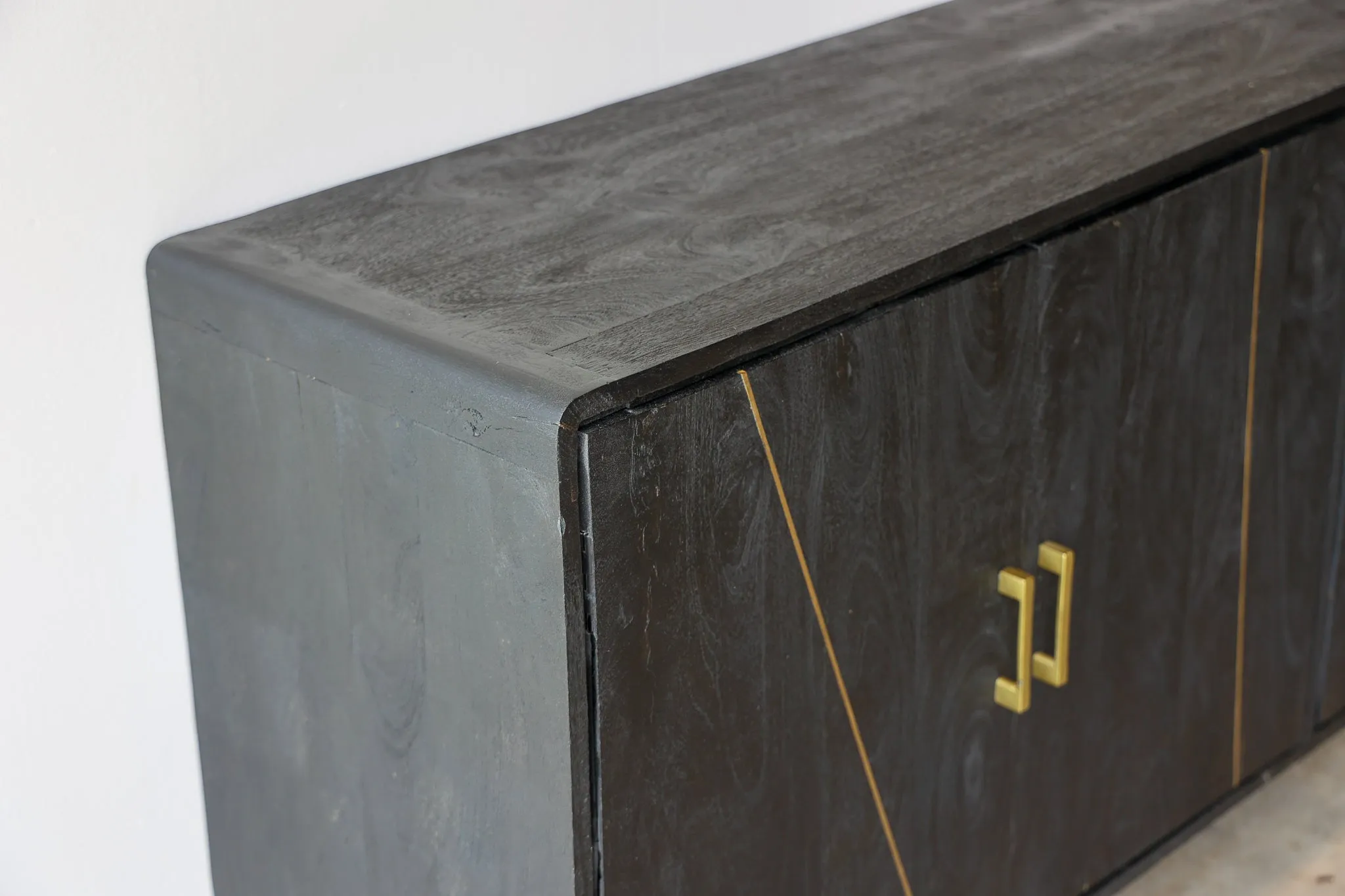 Reagan Black Credenza
