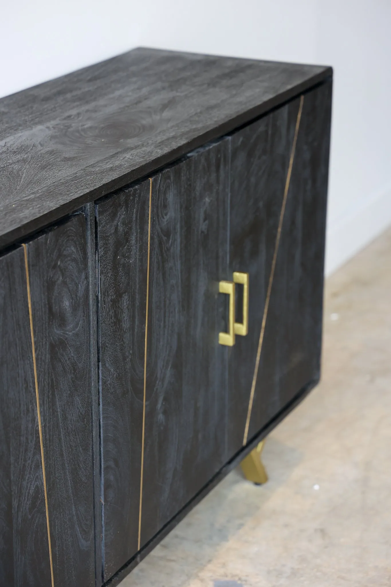 Reagan Black Credenza