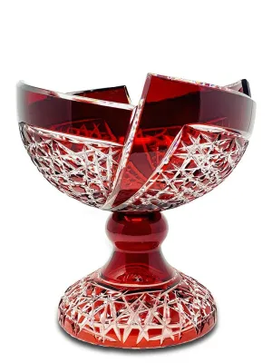 Red Comport Fan Bowl