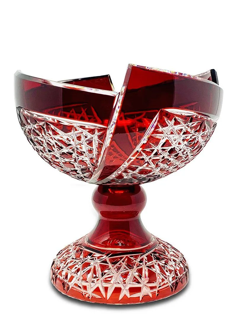 Red Comport Fan Bowl