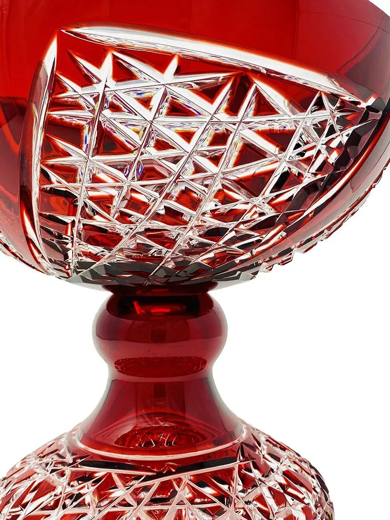 Red Comport Fan Bowl