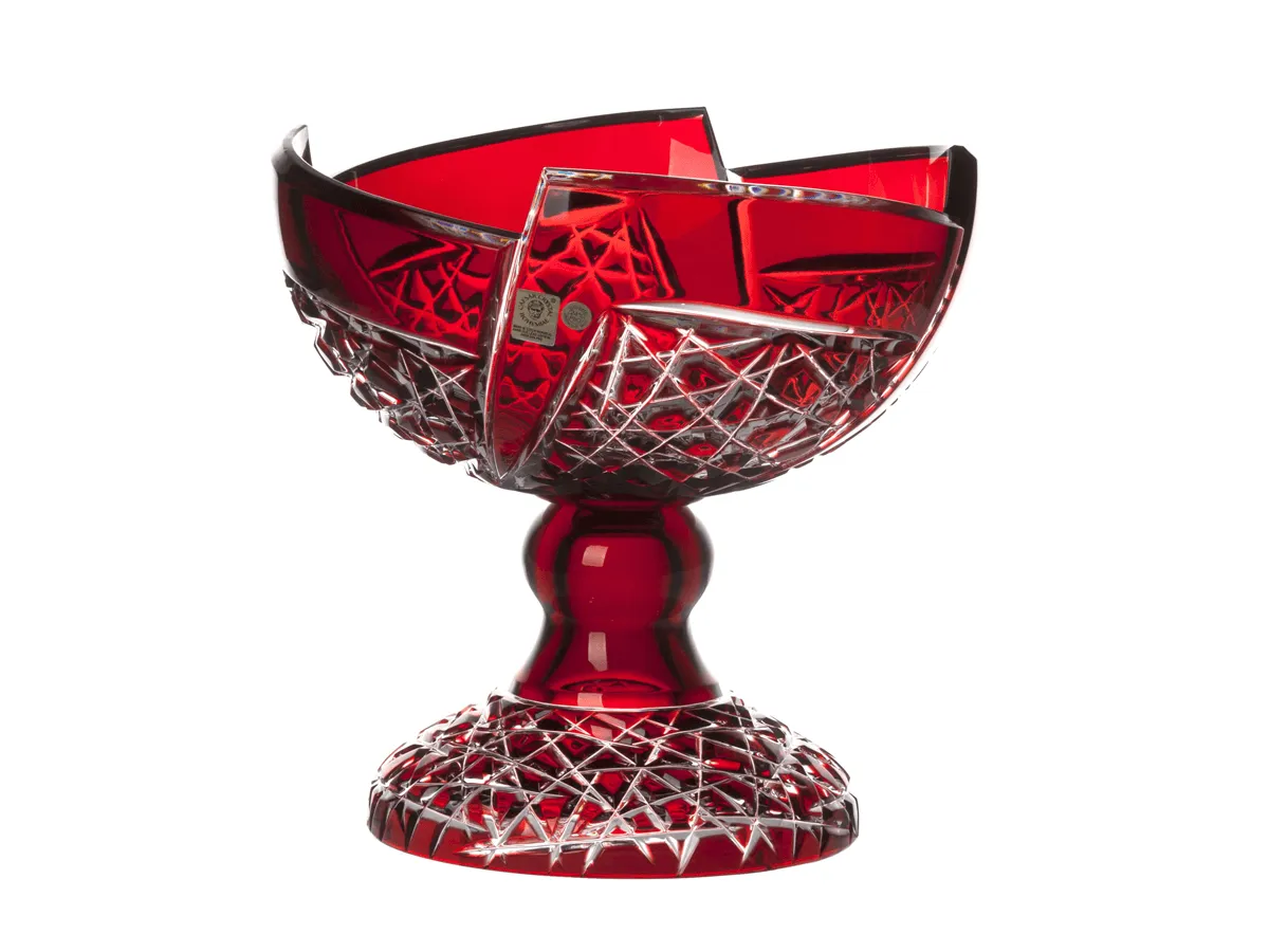 Red Comport Fan Bowl