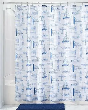 Sail Boat Shower Curtain