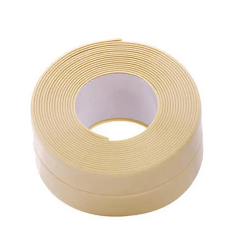 Shower Bath Sealing Strip Tape Caulk Strip Self Adhesive Waterproof Wall Sticker Sink Edge Tape For Bathroom Kitchen Accessories