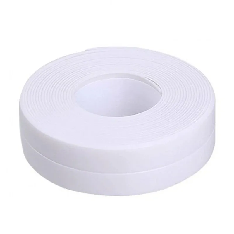Shower Bath Sealing Strip Tape Caulk Strip Self Adhesive Waterproof Wall Sticker Sink Edge Tape For Bathroom Kitchen Accessories
