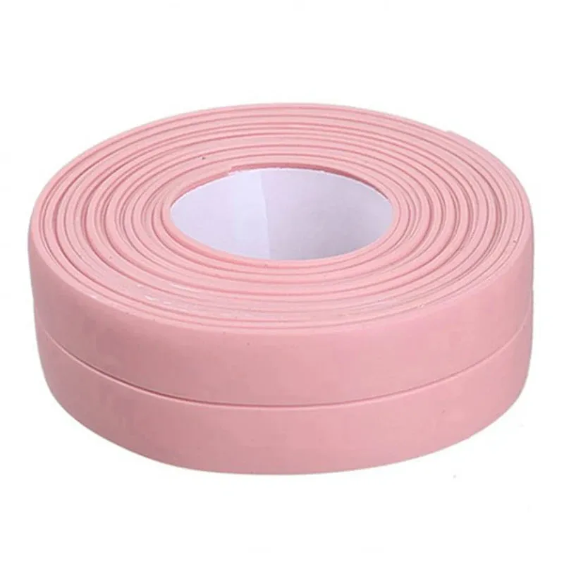 Shower Bath Sealing Strip Tape Caulk Strip Self Adhesive Waterproof Wall Sticker Sink Edge Tape For Bathroom Kitchen Accessories