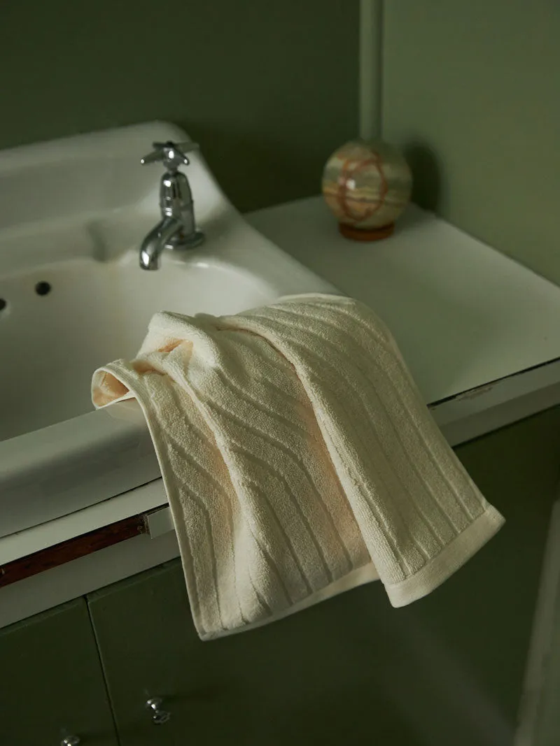 Virginia Hand Towel - Ivory