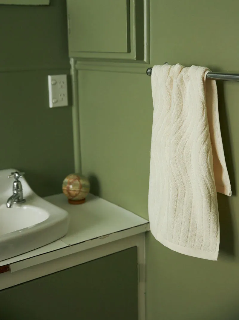 Virginia Hand Towel - Ivory