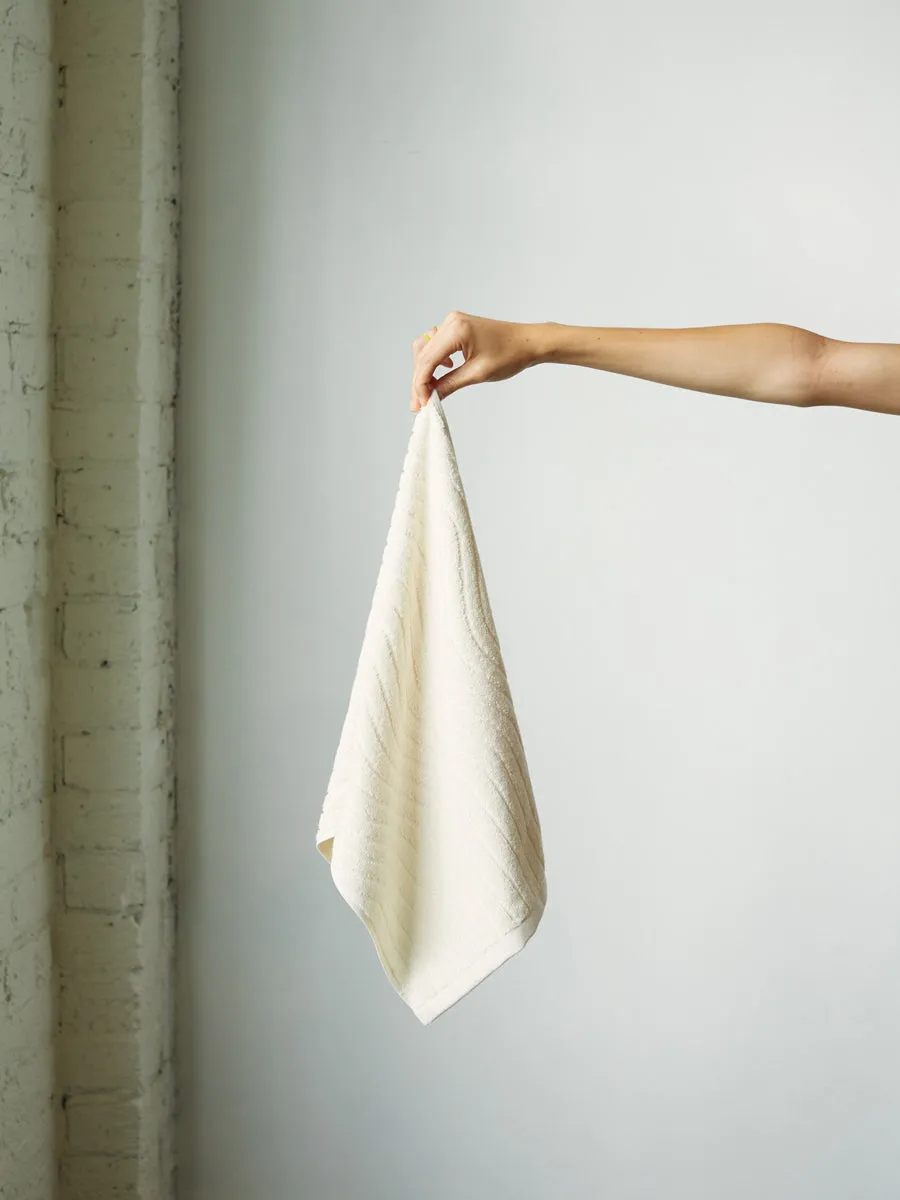 Virginia Hand Towel - Ivory