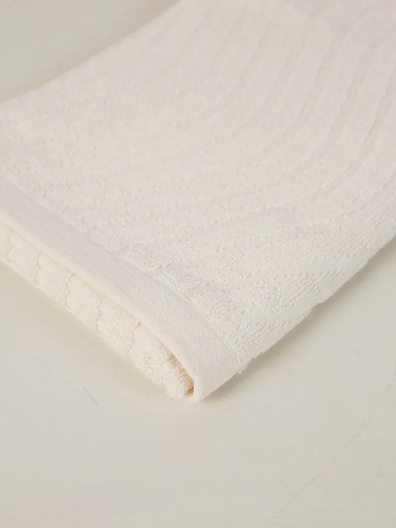 Virginia Hand Towel - Ivory